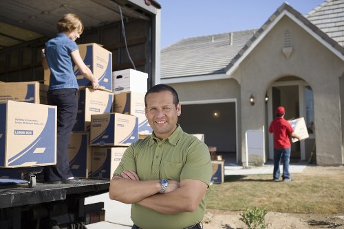Unpacking and organising boxes in a Wealdstone flat or house