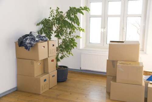 Local office relocation service handling equipment and boxes in Wealdstone