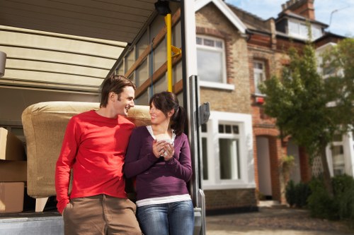 Local moving team handling access and loading in Wealdstone